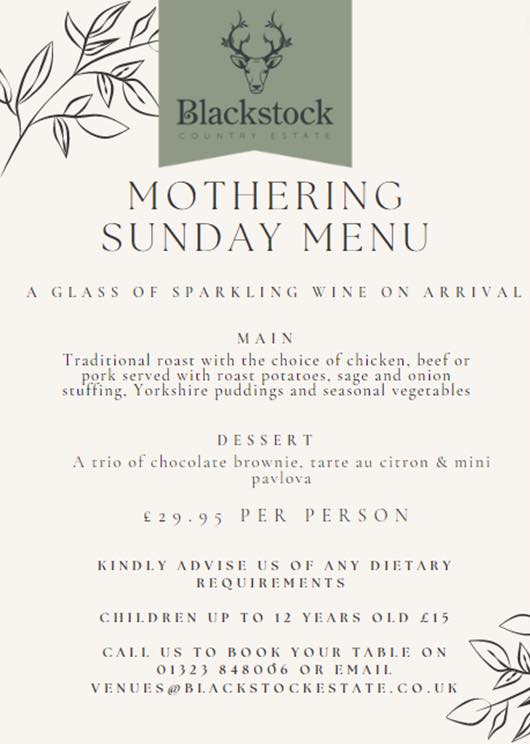 Mothersday1 at Blackstock Country Estate