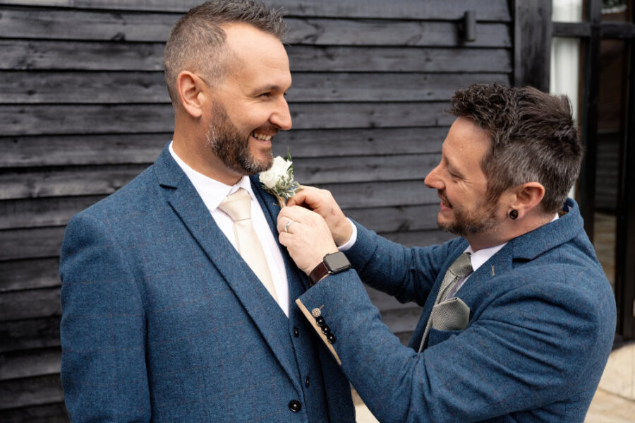 Russ Kat Wedding 1134 900X599 at Blackstock Country Estate