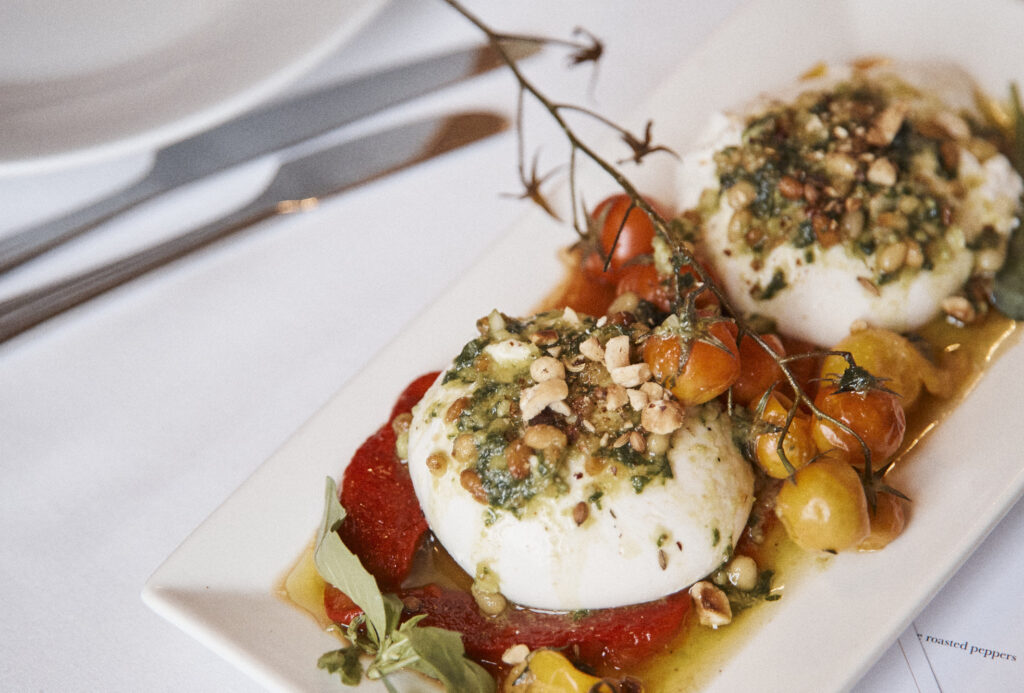 Italian Feast Buffalo Mozzarella Pesto Olive Oil Sunblushed  at Blackstock Country Estate